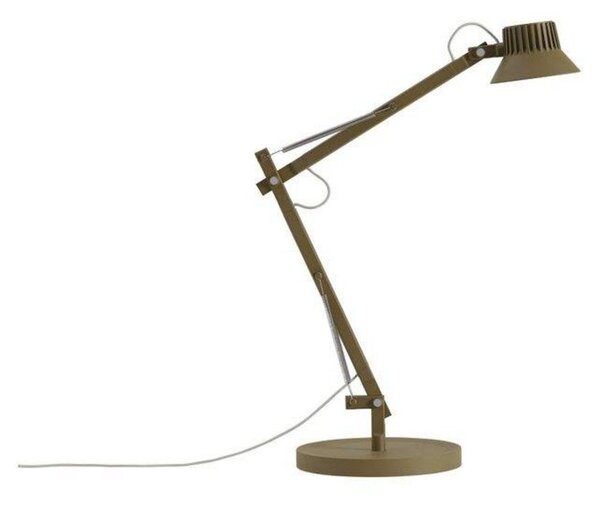 Lampa Stołowa Muuto, brąz rdzawy, gabinet | pracownia, aluminium