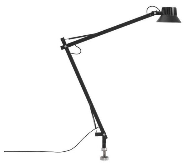 Lampa Stołowa Muuto, czarny, gabinet | pracownia, aluminium