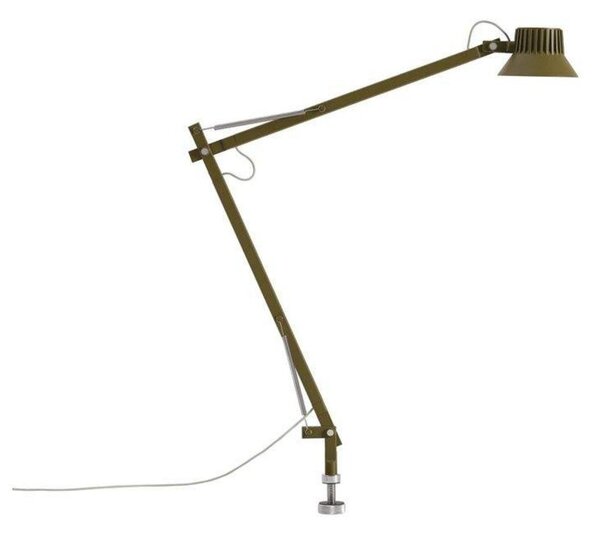 Lampa Stołowa Muuto, brąz rdzawy, gabinet | pracownia, aluminium