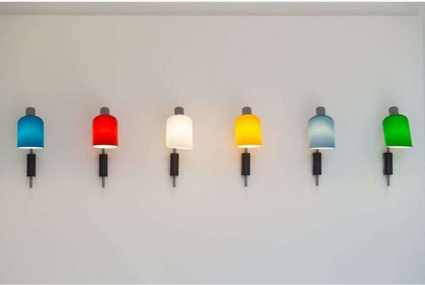 Lampa Ścienna Nemo Lighting, czerwony, salon, metal