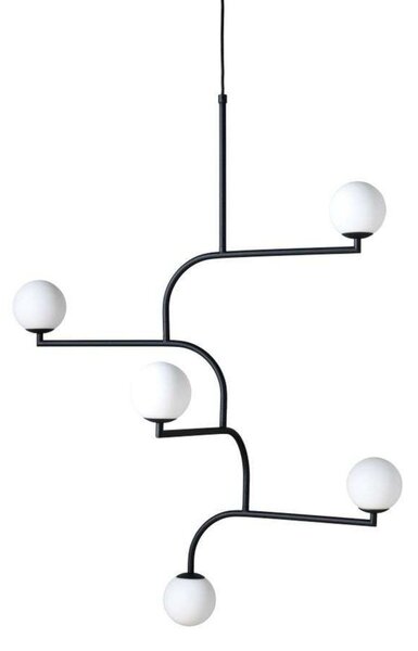 Mobil 100 lampa wisząca Czarny/Opalowy - Pholc