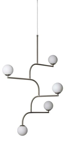 Lampa Wisząca Pholc, metaliczny, salon, metal