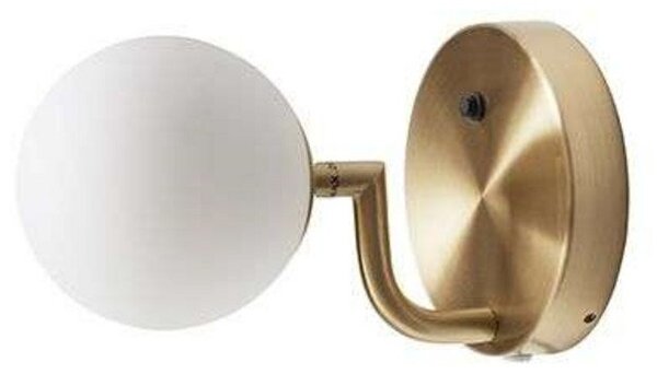 Lampa Ścienna Pholc, złoty | mosiężny, metal