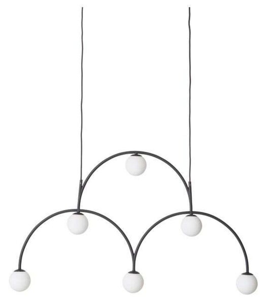 Lampa Wisząca Pholc, czarny, jadalnia, metal