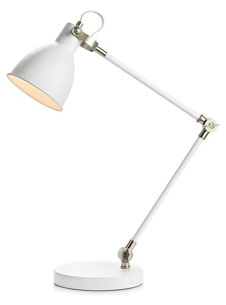 Lampa Stołowa Markslöjd, biały, gabinet | pracownia, metal