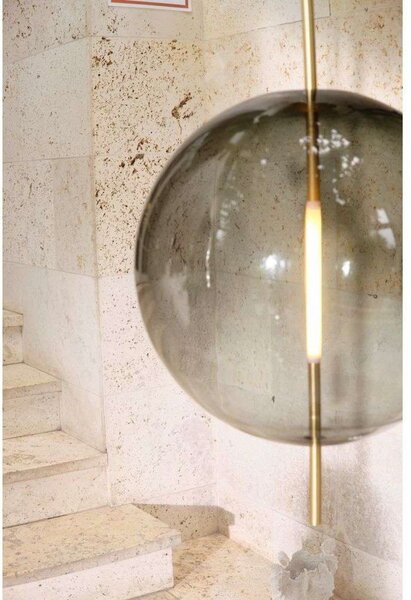 Lampa Wisząca Pholc, szary, jadalnia, metal