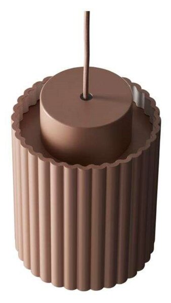 Lampa Wisząca Pholc, pudrowy róż, salon, aluminium