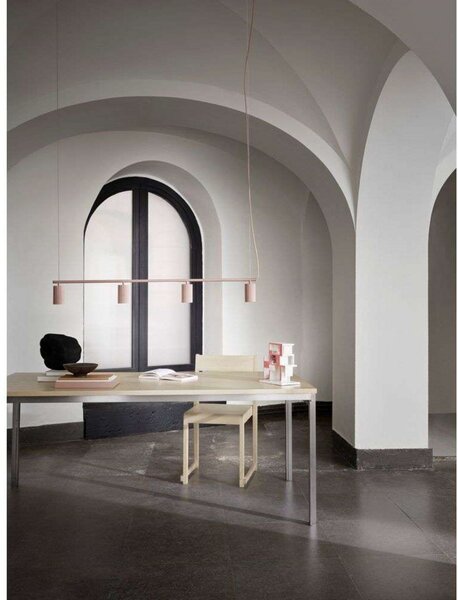 Lampa Wisząca Pholc, beżowy, jadalnia, aluminium