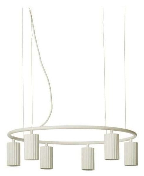 Lampa Wisząca Pholc, beżowy, jadalnia, aluminium