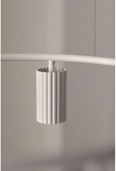 Lampa Wisząca Pholc, beżowy, jadalnia, aluminium