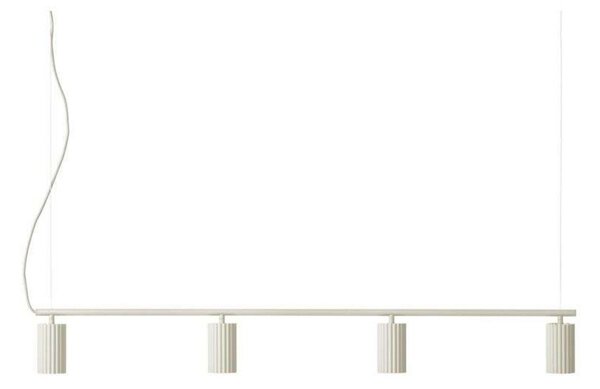 Lampa Wisząca Pholc, beżowy, jadalnia, aluminium