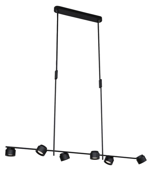 Lampa Wisząca Paulmann, Puric Pane I, ściemnialny, czarny, salon, metal, nowoczesny