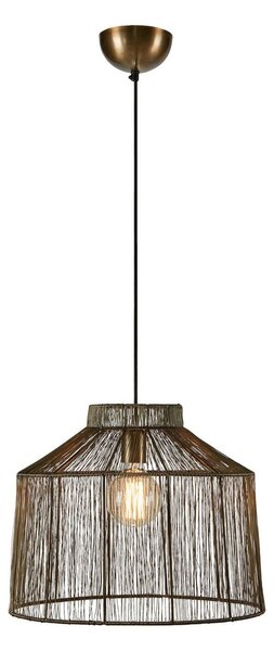 Lampa Wisząca Markslöjd, Capanna, ściemnialny, antyczny mosiądz, salon, metal