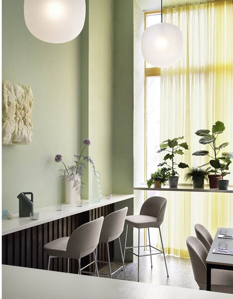 Lampa Wisząca Muuto, biały, jadalnia, szkło