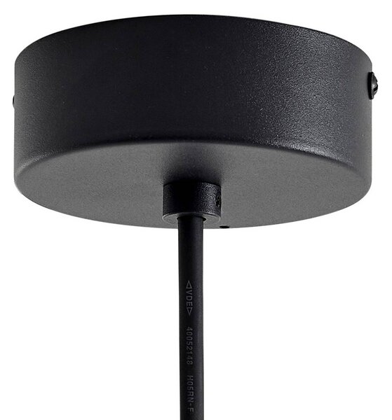 Lampa wisząca zewnętrzna Lucande Taniola, 1-punktowa, beżowa, rattan, IP44 Taniola Lucande, możliwość ściemniania, jasne drewno, drewno, dworkowy / rustykalny