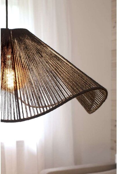 Lampa Wisząca Markslöjd, czarny, salon, tkanina | tekstylia