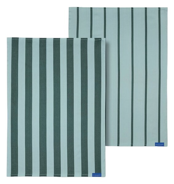 Bawełniane ścierki zestaw 2 szt. 50x70 cm Stripes – Mette Ditmer Denmark