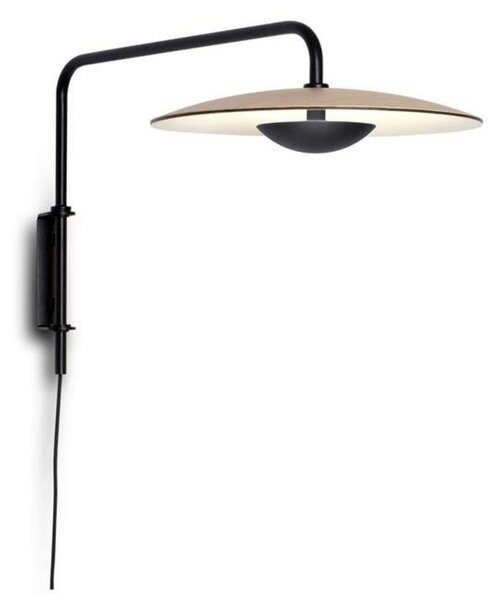 Lampa Ścienna MARSET, ściemnialny, drewniany, aluminium