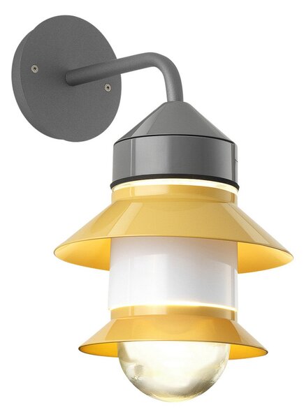 Zewnętrzna Lampa MARSET, Santorini, ściemnialny, żółty, szkło, design