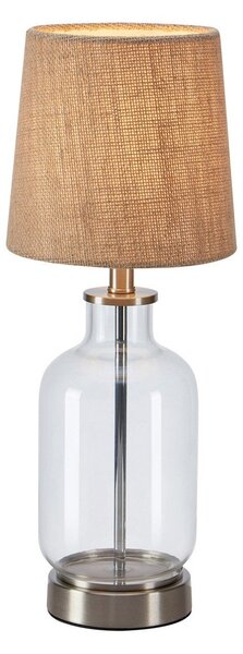 Lampa Stołowa Markslöjd, Costero, beżowy, salon, szkło