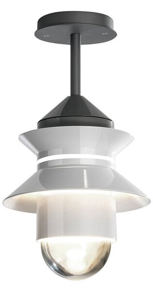 Zewnętrzna Lampa MARSET, Santorini, ściemnialny, biały, szkło, design