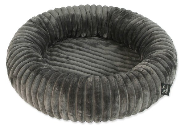 Ciemnoszare legowisko dla psów ø 70 cm Dog Fantasy Stripe – Plaček Pet Products