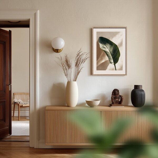 Obraz drukowany z ramą w zestawie 50x70 cm Strelizia Leaf – Styler