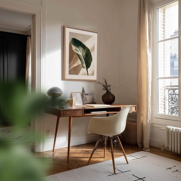 Obraz drukowany z ramą w zestawie 50x70 cm Strelizia Leaf – Styler