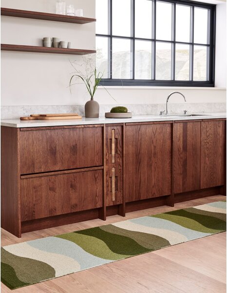 Zielony dywan odpowiedni na zewnątrz 70x100 cm Urvi Woods – Pappelina