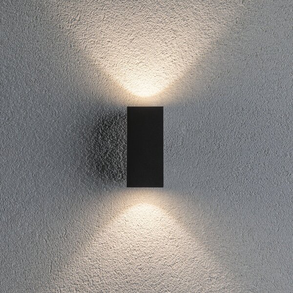 Zewnętrzna Lampa Paulmann, Flame, czarny, metal, nowoczesny