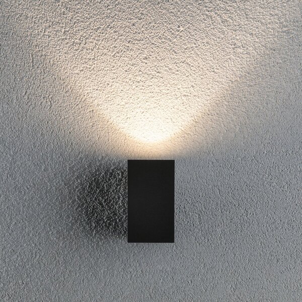 Zewnętrzna Lampa Paulmann, Flame, czarny, metal, nowoczesny