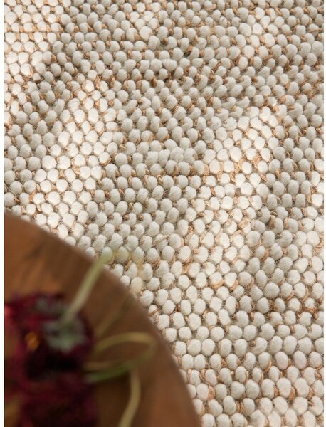 Beżowy dywan z mieszanki wełny tkany ręcznie 160x230 cm Peas – Villeroy&Boch