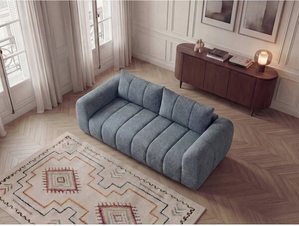Niebieska sofa 242 cm Nesty – Bobochic Paris