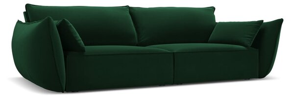 Ciemnozielona aksamitna sofa 208 cm Vanda – Mazzini Sofas