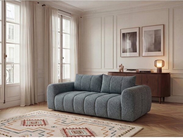 Niebieska sofa 242 cm Nesty – Bobochic Paris