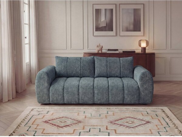 Niebieska sofa 242 cm Nesty – Bobochic Paris