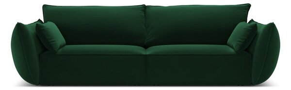 Ciemnozielona aksamitna sofa 208 cm Vanda – Mazzini Sofas