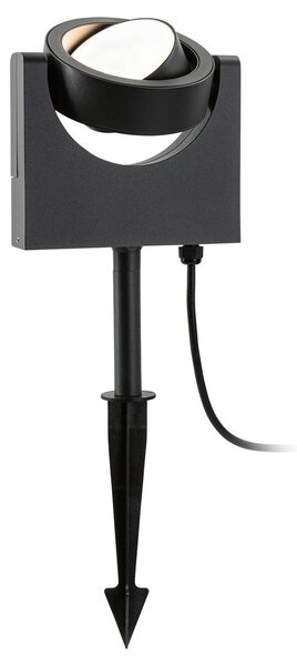 Zewnętrzna Lampa Paulmann, Swivea, czarny, metal, nowoczesny