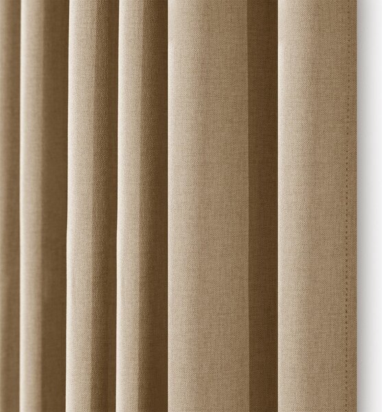Beżowa zasłona częściowo zaciemniająca (dimout) 140x250 cm Calisto – Filumi
