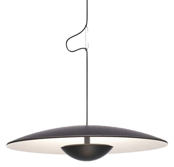Lampa Wisząca MARSET, Ginger, ściemnialny, drewniany, salon, drewno, design