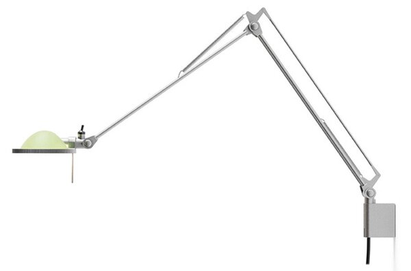 Kinkiet Berenice 30x30 zielony szkło/aluminium - Luceplan