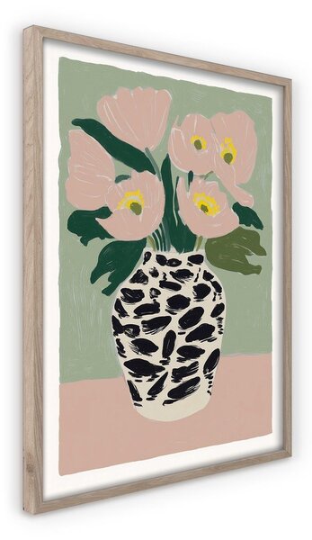 Obraz drukowany z ramą w zestawie 50x70 cm Spotted Vase – Styler