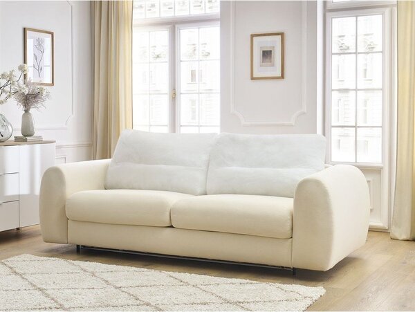 Zielona sofa do spania/rozkładana 216 cm Archimede – Bobochic Paris