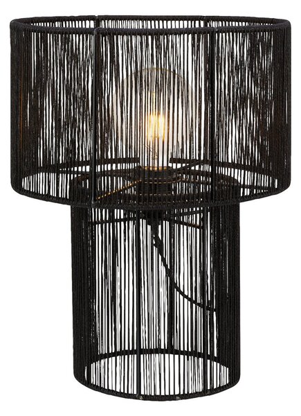Lampa Stołowa Markslöjd, Soga, czarny, salon, inny materiał