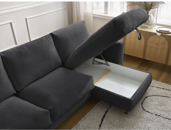 Czarny narożnik Nouveau Cocoone – Bobochic Paris