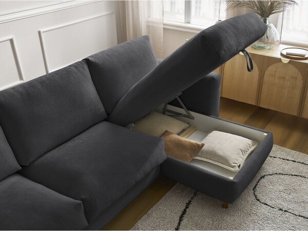 Czarny narożnik Nouveau Cocoone – Bobochic Paris