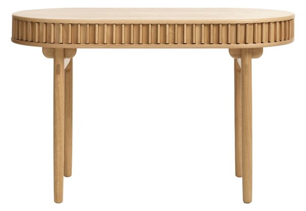 Biurko w dekorze dębu 60x120 cm Carno – Unique Furniture