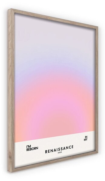 Obraz drukowany z ramą w zestawie 50x70 cm Soft Nuances – Styler