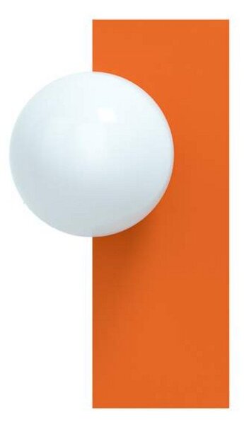 Kinkiet Candy Big Rectangle S, pomarańczowy - Swedish Ninja