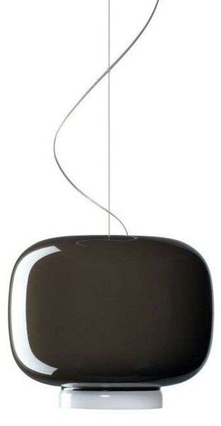 Lampa Wisząca Foscarini, ściemnialny, szary, jadalnia, szkło